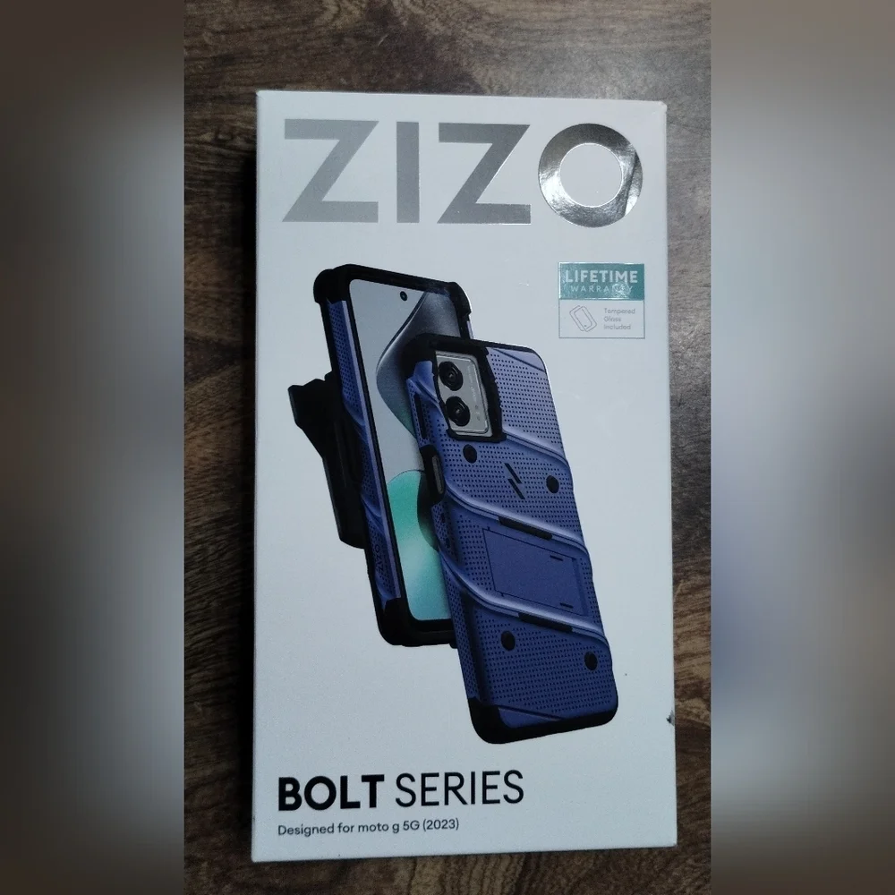 Bolt Series Blue Phone Case for Moto G 5G (2023)